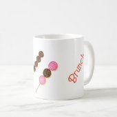 Chocolade Aardbei en Donuts Brunch Koffiemok (Voorkant rechts)