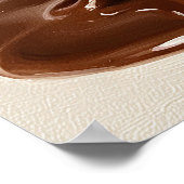 Chocolade Aardbei - Gedetailleerde schilderstijl Poster (Hoek)