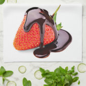 Chocolade-aardbei Theedoek (Gevouwen)