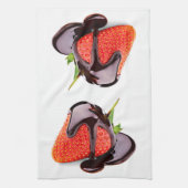 Chocolade-aardbei Theedoek (Verticaal)