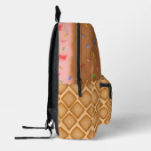 Chocolade, Aardbei Vanilla Ice Cream Naam Bedrukte Rugzak (Links)