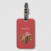 Chocolade Aardbeien Bagagelabel (Voorkant (verticaal))