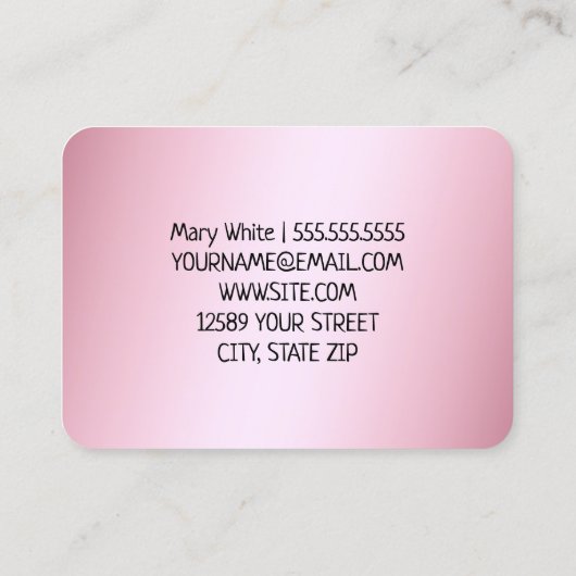 🍓 chocolade aardbeien gedoopt snoep visitekaartje (Achterkant)