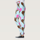 Chocolade & Aardbeien Ijsjes Blue Lounge Leggings (Links)