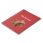 Chocolade Aardbeien Notitieboek (Linkerzijde)