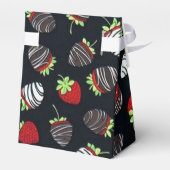 Chocolade Aardbeien Patroon Favor Box Bedankdoosjes (Achterkant)