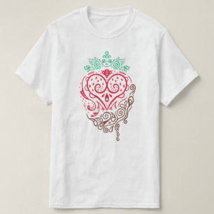 chocolade aardbeienschotel t-shirt