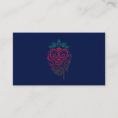 chocolade aardbeienschotel visitekaartje (Voorkant)