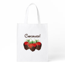 Chocolade-aardbeienvun