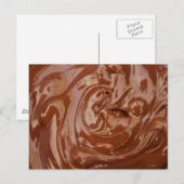 Chocolade Achtergrond Briefkaart (Voorkant / Achterkant)