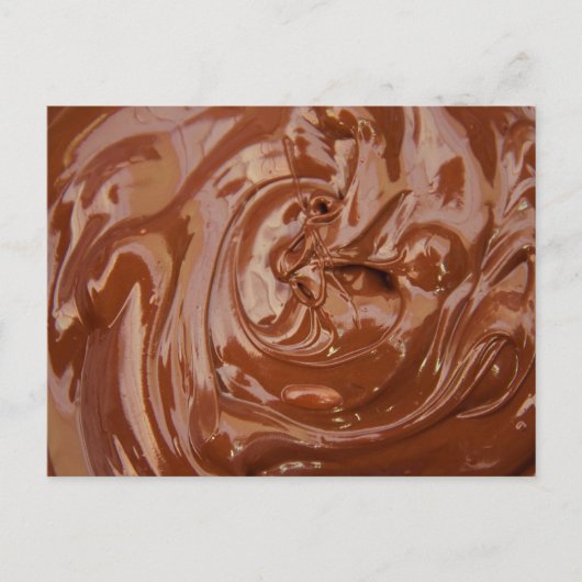 Chocolade Achtergrond Briefkaart (Voorkant)
