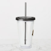 Chocolade Acryl Tumbler Drinkbeker (Rechts)