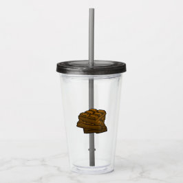 Chocolade Acryl Tumbler Drinkbeker
