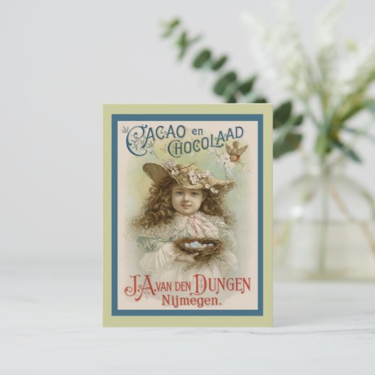 chocolade Adverteren Briefkaart (Staand voorkant)