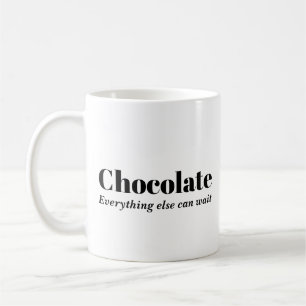 Chocolade Alles Kan Even Wachten Koffiemok