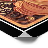 Chocolade Amatller Vintage Poster alphons mucha (Hoek)