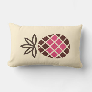 Chocolade-ananas met roze hart kussen
