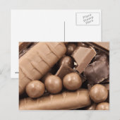 Chocolade Ansichtkaart Briefkaart (Voorkant / Achterkant)