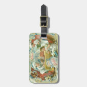 Chocolade Bakers Antiek Bagagelabel (Voorkant verticaal)