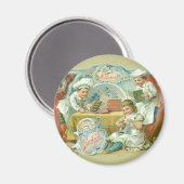 Chocolade Bakers Antiek Magneet (Voorkant / Achterkant)