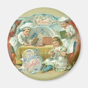 Chocolade Bakers Antiek Magneet