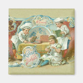 Chocolade Bakers Antiek Magneet (Voorkant)