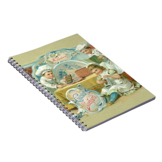 Chocolade Bakers Antiek Notitieboek (Rechterzijde)