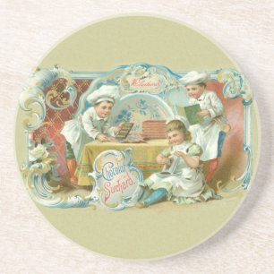 Chocolade Bakers Antiek Zandsteen Onderzetter