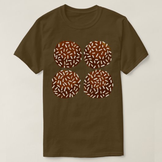 Chocolade Ballen T-shirt (Design voorkant)