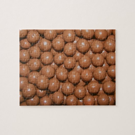 Chocolade Balls Puzzle in Tin Legpuzzel (Horizontaal)