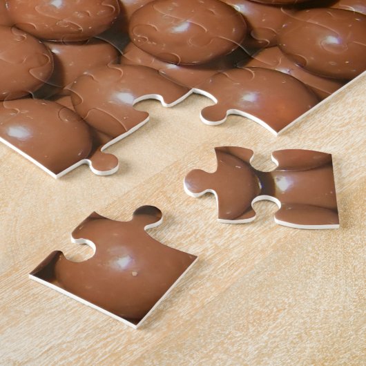 Chocolade Balls Puzzle in Tin Legpuzzel (Zijkant)