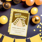 Chocolade Banaan Sandwich Verjaardag Picknick Part Kaart