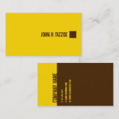 Chocolade Banana Visitekaartje (Voorkant / Achterkant)