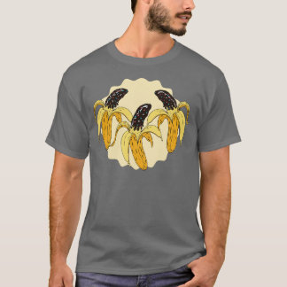 Chocolade bananen illustratie Choco banaan T-shirt