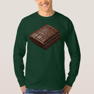 Chocolade bar Basic Lange Mouw T-shirt