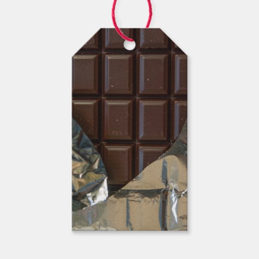 Chocolade Bar Gift Label Cadeaulabel (Voorkant)