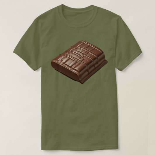 Chocolade Bar Mannen T-shirt (Design voorkant)