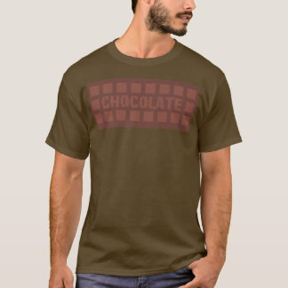Chocolade Bar Melk Cocoa Brownie Cake Baking T-shirt