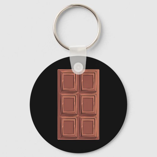 Chocolade Bar S'mores Kostuum Groep Camping Sleutelhanger (Voorkant)