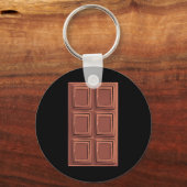 Chocolade Bar S'mores Kostuum Groep Camping Sleutelhanger (Voorkant)