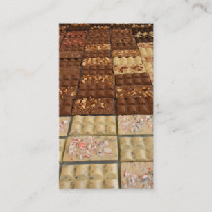 Chocolade Bar Snoep Chocolatier Shop Pastry Chef Visitekaartje