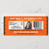 Chocolade Bar Sweet Sixteen Party Invitation Kaart (Achterkant)