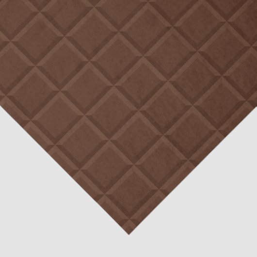 Chocolade bar tissue papier voor cadeauverpakking (Detail)