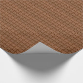 "Chocolade Bar", verpakkingspapier Cadeaupapier (Hoek)