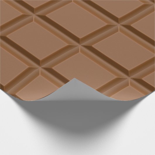 Chocolade Bar Wrapping Paper Cadeaupapier (Hoek)