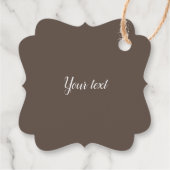 Chocolade Bedankjes Labels (Achterkant)