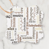 Chocolade Bedankjes Labels (Voorkant)