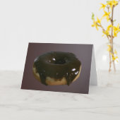 Chocolade bedekt kaart (Gele Bloem)