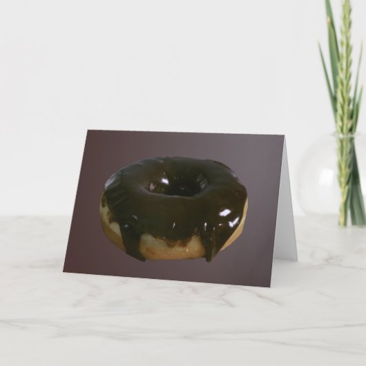 Chocolade bedekt kaart (Voorkant)