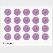 Chocolade Bedekte Aardbei Zakelijk Logo Etiket (Vel)